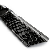 All Gloss Black Honeycomb Mesh GTI Style Front Main Grille for VW Polo 6R 2009-2013