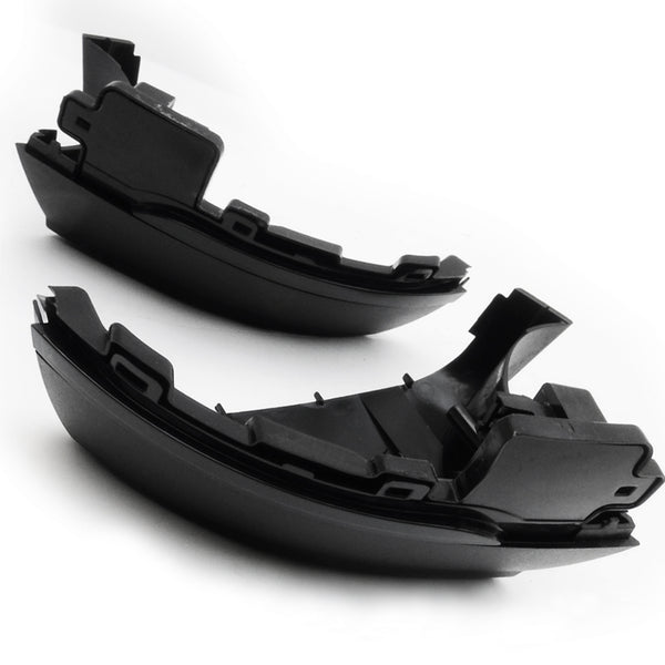 VW Polo 2009 - 2017 Black Smoked Door Wing Mirror Indicators