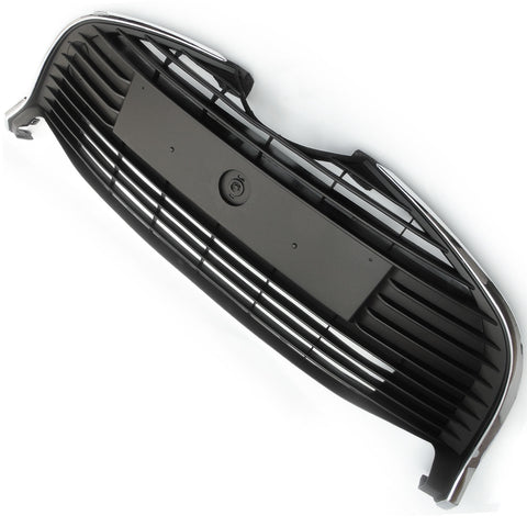 Toyota Yaris 2014 - 2017 Front Bumper Grille Matt Black & Chrome