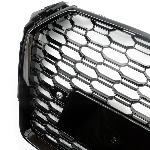  Fits for Audi A3 8P Facelift Badgeless Mesh Grill Sport Front  Grill Emblemholder : Automotive