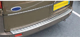 Ford Transit Custom Van Rear Bumper Protector Cover Brushed Stainless Steel