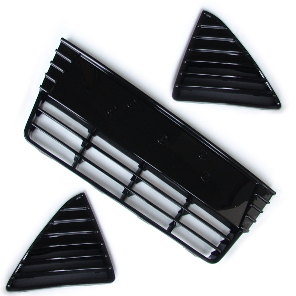 Ford Focus mk3 2011-2014 Front Bumper Grilles Centre Gloss Black ...