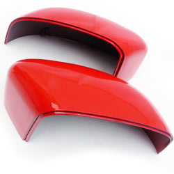 Ford Focus Race Red Door Wing Mirror Covers Caps Pair 2008-2018