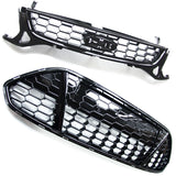 Ford Mondeo Titanium X Gloss Black Sport Honeycomb Mesh Front Grilles