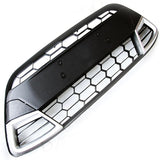 Ford Fiesta mk7 Sport Honeycomb Mesh Asian Front Bumper Grille Silver