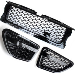 Range Rover Sport 05-09 Autobiography Facelift Style Grilles All Black