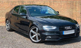 Audi A3 A4 A5 Black Door Wing Mirror Covers Caps Pair Left & Right