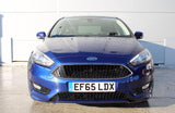 Ford Focus mk3 Zetec Sport Honeycomb Gloss Black Front Grilles kit Upgrade