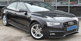 Audi A3 A4 A5 Black Door Wing Mirror Covers Caps Pair Left & Right