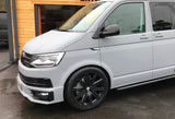 VW T5 T6 Pair of Gloss Black Door Wing Mirror Covers Caps Housings