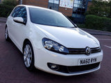 VW Golf mk6 Candy White Door Wing Mirror Cover Cap Casing Left Passenger Side