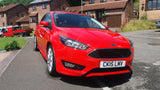 Ford Focus mk3 Zetec Sport Honeycomb Gloss Black Front Grilles kit Upgrade