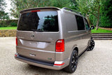 VW T6 Transporter Caravelle Tailgate ABS Rear Bumper Protector Black