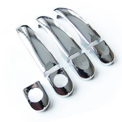 Chrome VW Transporter T5 T6 and Caddy Door Handle Covers 3 Door