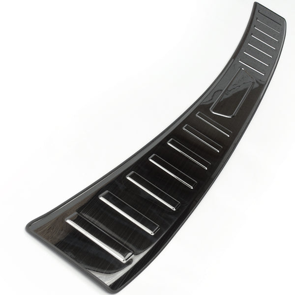 VW Polo 2018> Black Stainless Steel Metal Rear Bumper Protector